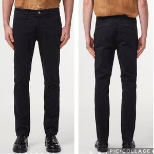 NN07 No Nationality Marco 1400 Original Slim Fit Chino Pants‎ Black 38 / 32